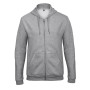 Felpa Full Zip Grigio Chiaro