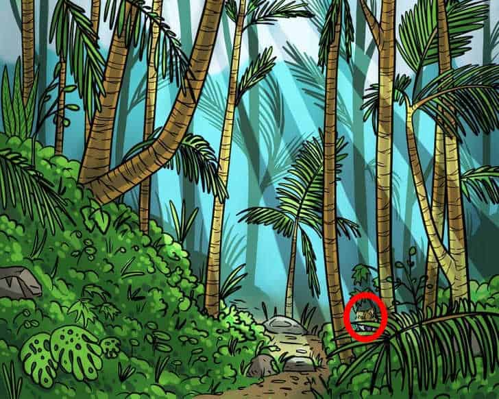 Ilusión óptica para unicums: tienes que encontrar un tigre en el bosque en 9 segundos