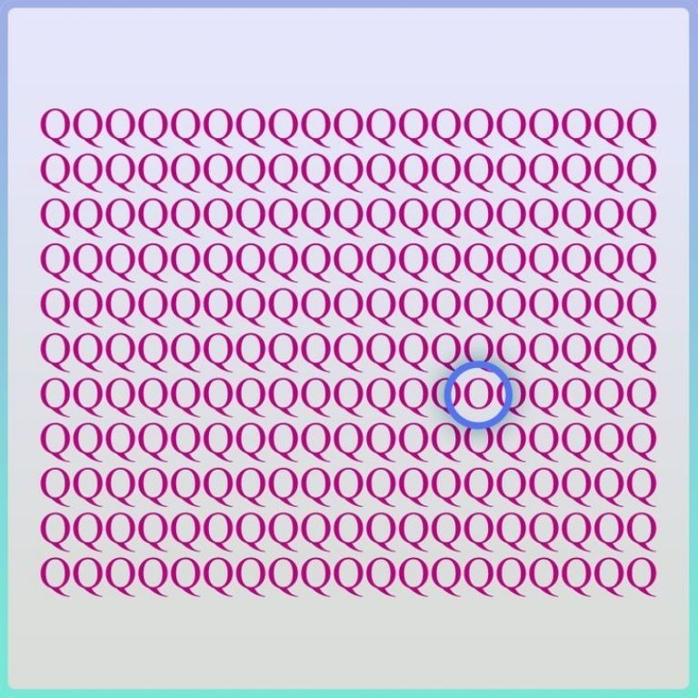 Un desafiante acertijo de coeficiente intelect: sólo los afortunados encontrarán la letra 'O' oculta